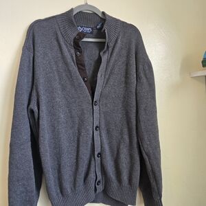 Chaps Gray Men's Sweater